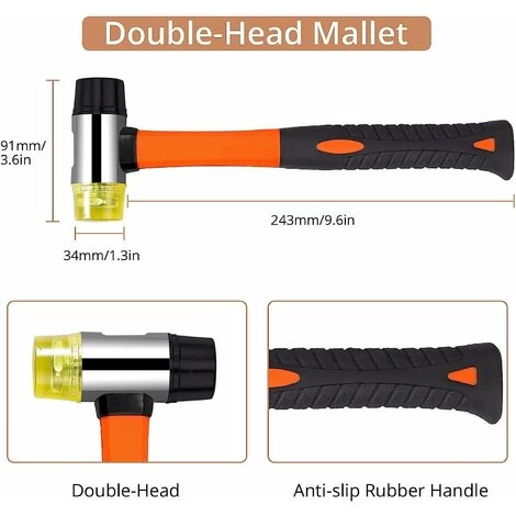 Laminate Flooring Installation Kit, Laminate Flooring Installation Kit With 40 Punching Block Spacers, Heavy-Duty Pull-Up Bar And Fiberglass Mallet, Non-Slip Soft Grip 3 Laminate Flooring Installation Kit, Laminate Flooring Installation Kit With 40 Punching Block Spacers, Heavy-Duty Pull-Up Bar And Fiberglass Mallet, Non-Slip Soft Grip - Image 3