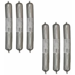 Set Of 6 SIKA Adheflex Parquet Flexible Adhesives - 600 Ml