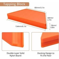 Laminate Flooring Installation Kit, Laminate Flooring Installation Kit With 60 Punching Block Spacers, Heavy-Duty Pull-Up Bar And Fiberglass Mallet, Non-Slip Soft Grip 9 Laminate Flooring Installation Kit, Laminate Flooring Installation Kit With 60 Punching Block Spacers, Heavy-Duty Pull-Up Bar And Fiberglass Mallet, Non-Slip Soft Grip -Quality Flooring Store 66434752 5