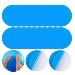 Garden Pool 20Pcs Pool Repair Patches Waterproof Inflatable Pool Self Adhesive Sticker Cloth Patches Kit Swimming Pool Accessories