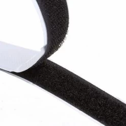 8m Double Sided Tape Extra Strong Self Adhesive Velcro Tape 20mm Wide Black Sewing School Office Home