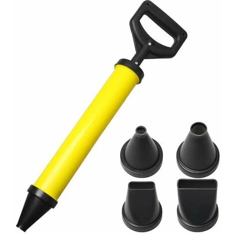 Mortar Syringe, Grout Gun For Mortar, Hand Mortar Pump With Accessory Mortar Press, Mortar Syringe With 4 Nozzles 1 Mortar Syringe, Grout Gun For Mortar, Hand Mortar Pump With Accessory Mortar Press, Mortar Syringe With 4 Nozzles