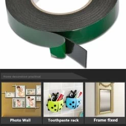25mm X 10m Double Sided Adhesive Tape PE Sponge Tape Waterproof Foam Tape -Quality Flooring Store 68265983 4