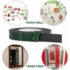 25mm X 10m Double Sided Adhesive Tape PE Sponge Tape Waterproof Foam Tape -Quality Flooring Store 68265983 5