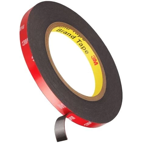 3M VHB Extra Strong Double Sided Adhesive Tape 3m X 10mm Black Waterproof High Temperature Resistance For Indoor & Outdoor, 1pcs 1 3M VHB Extra Strong Double Sided Adhesive Tape 3m X 10mm Black Waterproof High Temperature Resistance For Indoor & Outdoor, 1pcs