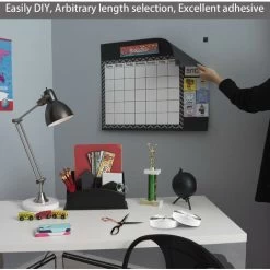 Adhesive Tapes 5M, Velcro Tape, Adhesive Tape, Pack Of 2 Black -Quality Flooring Store 71139361 5