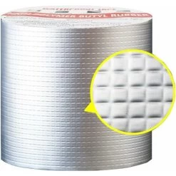 Butyl Rubber Aluminum Foil Tape, Super Waterproof Tape, For Roof Leak, Surface Crack (1mm10cm5m)