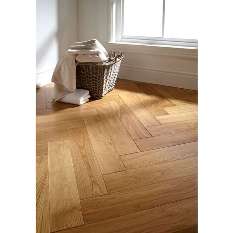 Atkinson & Kirby Harrow Oak 20 X 500 X 100mm Block Floor Boards - 0.5m² Pack (Tongue & Groove) 2 Atkinson & Kirby Harrow Oak 20 X 500 X 100mm Block Floor Boards - 0.5m² Pack (Tongue & Groove) - Image 2