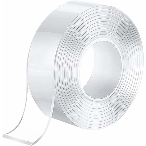 Reusable Nano Adhesive Tape, Nano Tape, Traceless Washable Adhesive Tape, Multifunctional Traceless Double Sided, Anti-Slip Adhesive For Glass, Plastic, Wood, Metal, Paper, Etc. 1 Reusable Nano Adhesive Tape, Nano Tape, Traceless Washable Adhesive Tape, Multifunctional Traceless Double Sided, Anti-Slip Adhesive For Glass, Plastic, Wood, Metal, Paper, Etc.