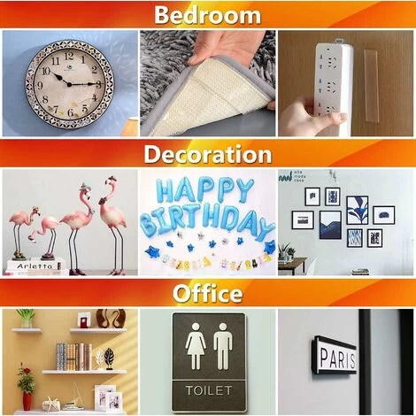 Reusable Nano Adhesive Tape, Nano Tape, Traceless Washable Adhesive Tape, Multifunctional Traceless Double Sided, Anti-Slip Adhesive For Glass, Plastic, Wood, Metal, Paper, Etc. 2 Reusable Nano Adhesive Tape, Nano Tape, Traceless Washable Adhesive Tape, Multifunctional Traceless Double Sided, Anti-Slip Adhesive For Glass, Plastic, Wood, Metal, Paper, Etc. - Image 2