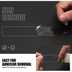 Double Sided Tape Heavy Duty - 1/2 In 10 Ft Acrylic Sticky Mounting Tape Clear Removable Strong Two Sided Adhesive For Sign/Photo/Poster/Picture Mount(Pack Of 1 Roll) -Quality Flooring Store 76204398 3