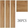 Livingandhome 36pcs Brown PVC Wooden Self Adhesive Laminate Flooring Planks