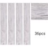 Livingandhome 36pcs Light Grey PVC Wooden Self Adhesive Laminate Flooring Planks