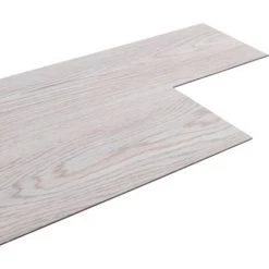 Livingandhome 36pcs Light Grey PVC Wooden Self Adhesive Laminate Flooring Planks 8 Livingandhome 36pcs Light Grey PVC Wooden Self Adhesive Laminate Flooring Planks -Quality Flooring Store 81533539 4