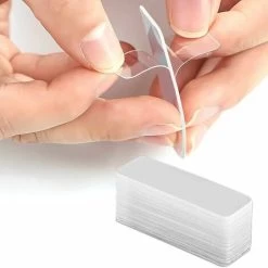 Extra Strong Double Sided Adhesive Tape, 60 Pcs Multifunctional And Reusable Clear Washable Nano Adhesive Tape For Fixing Various Items In Car, Kitchen, Home Or Office,13Thirteen
