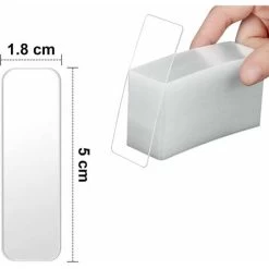 Extra Strong Double Sided Adhesive Tape, 60 Pcs Multifunctional And Reusable Clear Washable Nano Adhesive Tape For Fixing Various Items In Car, Kitchen, Home Or Office,13Thirteen -Quality Flooring Store 86188994 3