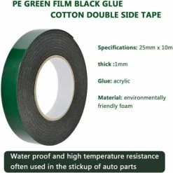 25mm X 10m Double Sided Tape PE Sponge Tape Waterproof Foam Tape 13Thirteen -Quality Flooring Store 86189061 3