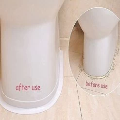 2pcs Bathroom Sealing Tape, PE Flexible Self-adhesive Tape For Decorating Kitchen (3.2m3.8CM, White) -Quality Flooring Store 90739827 3