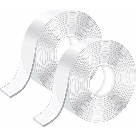 Extra Strong Double Sided Adhesive Tape 6M Clear Washable Thin Nano Tape Removable Traceless Non Slip Reusable Double Sided Gel Tape For Carpet, Home Or Office 1 Extra Strong Double Sided Adhesive Tape 6M Clear Washable Thin Nano Tape Removable Traceless Non Slip Reusable Double Sided Gel Tape For Carpet, Home Or Office