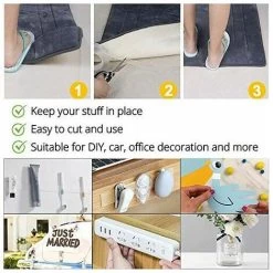 Extra Strong Double-sided Tape, Can Be Reused After Washing And Drying With Water, There Are Many Application Scenarios (3cm 3 Meters) -Quality Flooring Store 91171190 3