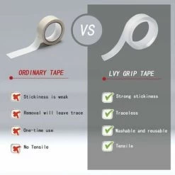 Extra Strong Double-sided Tape, Can Be Reused After Washing And Drying With Water, There Are Many Application Scenarios (3cm 3 Meters) -Quality Flooring Store 91171190 4