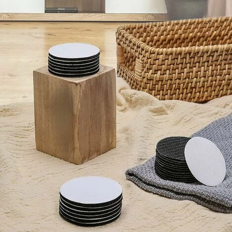 Pack Of 15 Double-sided Scratch-off Stickers Extra Strong Double-sided Adhesive Tape (rectangle 6 X 4 Cm, Black) 3 Pack Of 15 Double-sided Scratch-off Stickers Extra Strong Double-sided Adhesive Tape (rectangle 6 X 4 Cm, Black) - Image 3