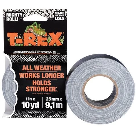 Shurtape 241330 T-REX Duct Tape 25mm X 9.1m Graphite Grey SHU241330 1 Shurtape 241330 T-REX Duct Tape 25mm X 9.1m Graphite Grey SHU241330