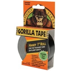 Gorilla Glue 3044401 Gorilla Tape Handy Roll 25mm X 9m Black GRGTHR