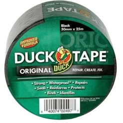 Shurtape 260124 Duck Tape Original 50mm X 25m Black SHU260124 -Quality Flooring Store 92203979 5