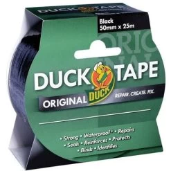 Shurtape 211109 Duck Tape Original 50mm X 25m Black SHU211109