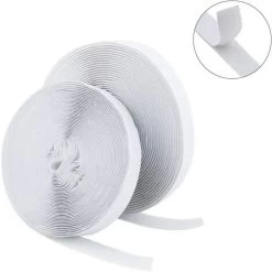 25M Extra Strong Self-adhesive Velcro Tape, Double-sided Adhesive With 20mm Wide Velcro Tape Self-adhesive Adhesive Pad