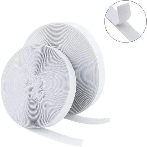 25M Extra Strong Self-adhesive Velcro Tape, Double-sided Adhesive With 20mm Wide Velcro Tape Self-adhesive Adhesive Pad 1 25M Extra Strong Self-adhesive Velcro Tape, Double-sided Adhesive With 20mm Wide Velcro Tape Self-adhesive Adhesive Pad