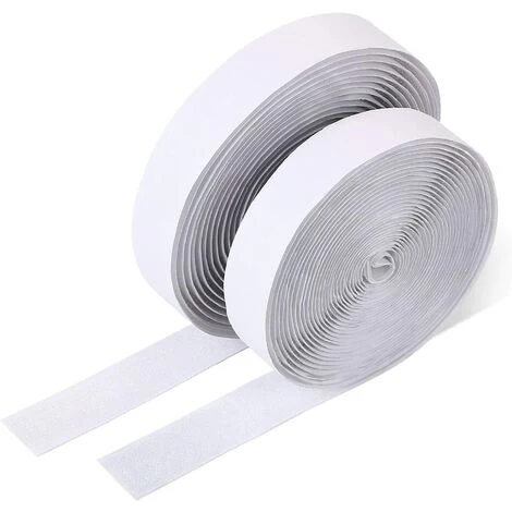 25M Extra Strong Self-adhesive Velcro Tape, Double-sided Adhesive With 20mm Wide Velcro Tape Self-adhesive Adhesive Pad 2 25M Extra Strong Self-adhesive Velcro Tape, Double-sided Adhesive With 20mm Wide Velcro Tape Self-adhesive Adhesive Pad - Image 2