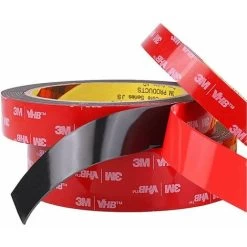 3M Extra Strong Double Sided Adhesive Tape, Can Be Reused After Washing And Drying With Water, For Cars, Exterior And Interior Decorations (Black, 2.5cm 3m), -Quality Flooring Store 95351483 3