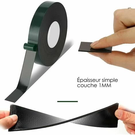 Extra Strong Double Sided Adhesive Tape, 2 Roll Powerful Double Sided Foam Tape For Durable Mounting And Suitable For Automotive Industry, Moldings(20mm10m) 2 Extra Strong Double Sided Adhesive Tape, 2 Roll Powerful Double Sided Foam Tape For Durable Mounting And Suitable For Automotive Industry, Moldings(20mm10m) - Image 2