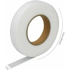 2PCS White Hem Iron-on Tape 2cm X 64m, Double Sided Quick Iron-on Tape For Fabric Curtains To Reinforce Clothes Pants 8 2PCS White Hem Iron-on Tape 2cm X 64m, Double Sided Quick Iron-on Tape For Fabric Curtains To Reinforce Clothes Pants -Quality Flooring Store 97929086 4